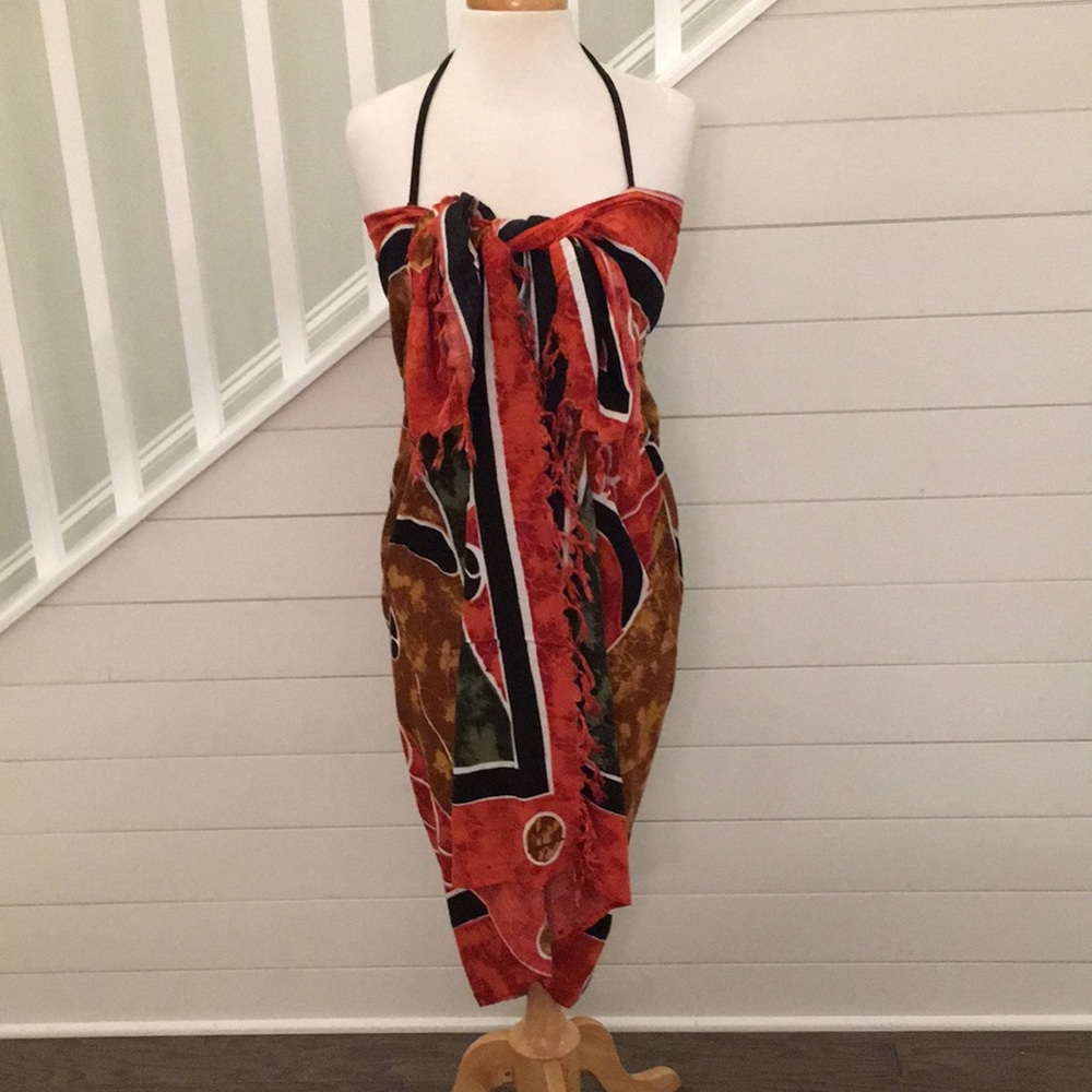 Sarong / swimsuit coverup - Picture 4 of 7